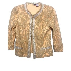 Love on a Hanger Tan & (Lite Coral ) Jacket